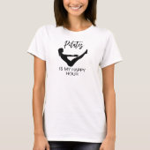 Pilates is mijn Happy Hour T-shirt (Voorkant)
