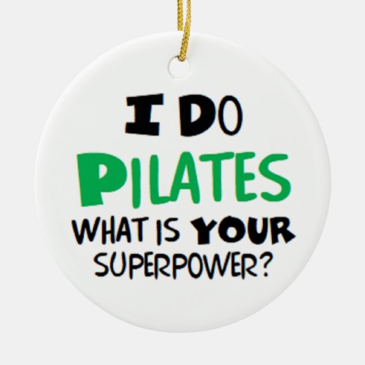 pilates keramisch ornament (Voorkant)