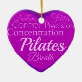 Pilates Keramisch Ornament (Voorkant)