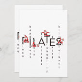 Pilates Kerst Reformer Kerstmis Feestdagenkaart (Voorkant / Achterkant)