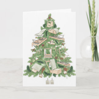 Pilates Kerstboom Kaart