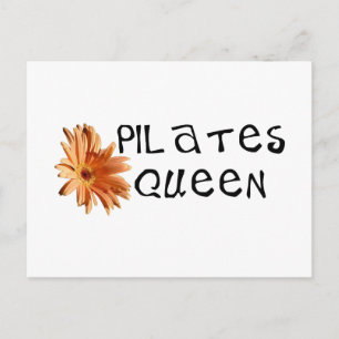 Pilates koningin uniek design! briefkaart