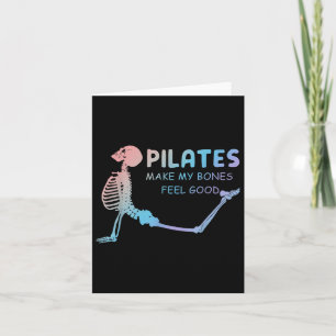 Pilates laat mijn botten zich goed voelen Skelet  Kaart