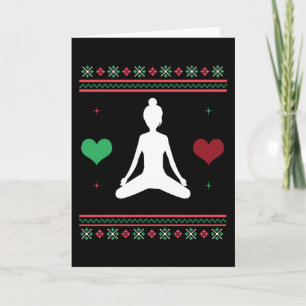 Pilates Lelijk Kerst T-shirt Yoga Kerstmis Kaart