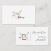 Pilates Letter B Pose | Monogram Letter B Pilates Visitekaartje (Voorkant / Achterkant)