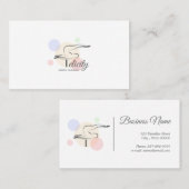 Pilates Letter F Pose | Monogram letter F Pilates Visitekaartje (Voorkant / Achterkant)