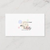 Pilates Letter F Pose | Monogram letter F Pilates Visitekaartje (Voorkant)