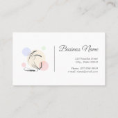 Pilates Letter G Pose | Monogram letter G Pilates Visitekaartje (Achterkant)