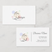 Pilates Letter G Pose | Monogram letter G Pilates Visitekaartje (Voorkant / Achterkant)