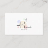 Pilates Letter H Pose | Monogram letter H Pilates Visitekaartje (Voorkant)