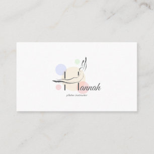 Pilates Letter H Pose   Monogram letter H Pilates Visitekaartje