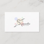 Pilates Letter S Pose | Monogram letter S Pilates Visitekaartje (Voorkant)