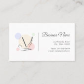 Pilates Letter V Pose | Monogram Letter V Pilates Visitekaartje (Achterkant)