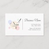 Pilates Letter Y Pose | Monogram letter Y Pilates Visitekaartje (Achterkant)