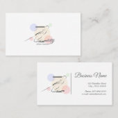 Pilates Letter Z Pose | Monogram letter Z Pilates Visitekaartje (Voorkant / Achterkant)