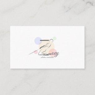 Pilates Letter Z Pose Monogram letter Z Pilates Visitekaartje