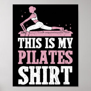 Pilates Liefhebber Vrouwen Pilates Contrology Yoga Poster