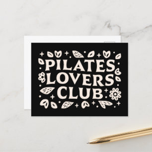 Pilates-liefhebbers Briefkaart