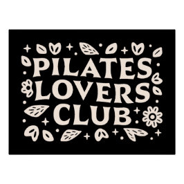 Pilates liefhebbers citaten perfect poster