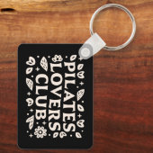 Pilates liefhebbers citaten sleutelhanger (Achterkant)