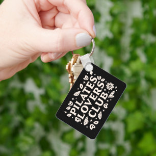 Pilates liefhebbers citaten sleutelhanger