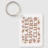 Pilates liefhebbers club sleutelhanger (Voorkant)