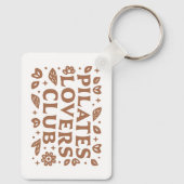 Pilates liefhebbers club sleutelhanger (Achterkant)