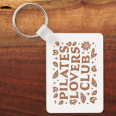 Pilates liefhebbers club sleutelhanger (Voorkant)