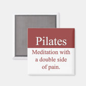 Pilates Magnet (Voorkant / Achterkant)