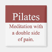 Pilates Magnet (Voorkant)