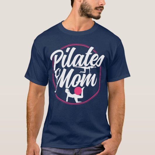 Pilates Mama Lover Moeder Mama Vriend T-shirt (Voorkant)