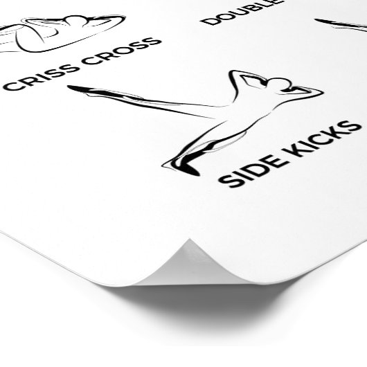 Pilates mat oefeningen poster (Hoek)