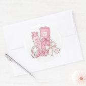 Pilates Meisje Esthetische Sticker (Envelop)