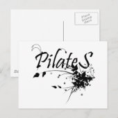 Pilates Method fan! Pilates Art Briefkaart (Voorkant / Achterkant)