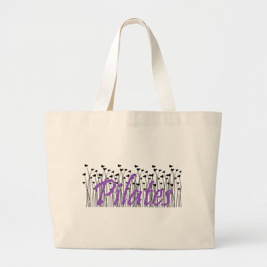 Pilates Method fan! Pilootgeschenken Grote Tote Bag (Voorkant)