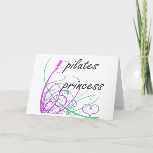 Pilates Method fan! Pilootgeschenken Kaart (Voorkant)