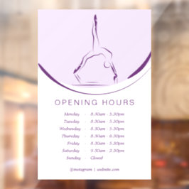 Pilates op de hervormer | Kleur Raamsticker