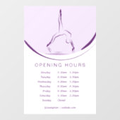 Pilates op de hervormer | Kleur Raamsticker (Vel)