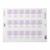 Pilates op de reformer | Kleur Etiket (Full Sheet)