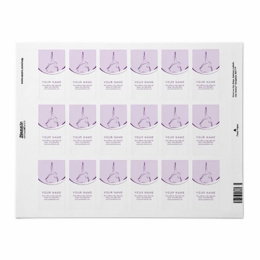 Pilates op de reformer | Kleur Etiket (Full Sheet)