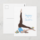 Pilates Pasen Briefkaart (Voorkant / Achterkant)