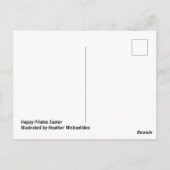 Pilates Pasen Briefkaart (Achterkant)