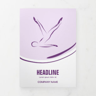 Pilates Pilates Pilates Abstract Pilates Drieluik Kaart