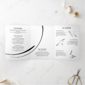 Pilates Pilates Pilates Abstract Pilates Drieluik Kaart (Binnen)