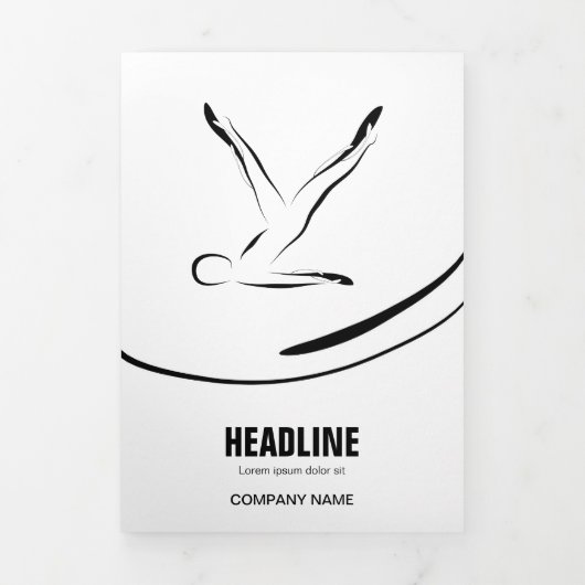 Pilates Pilates Pilates Abstract Pilates Drieluik Kaart (Cover)