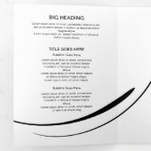 Pilates Pilates Pilates Abstract Pilates Drieluik Kaart (Binnenzijde eerst)