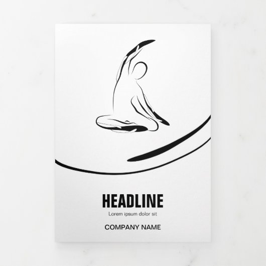 Pilates Pilates Pilates Abstract Pilates Drieluik Kaart (Cover)