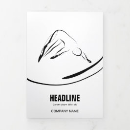 Pilates Pilates Pilates Abstract Pilates Drieluik Kaart