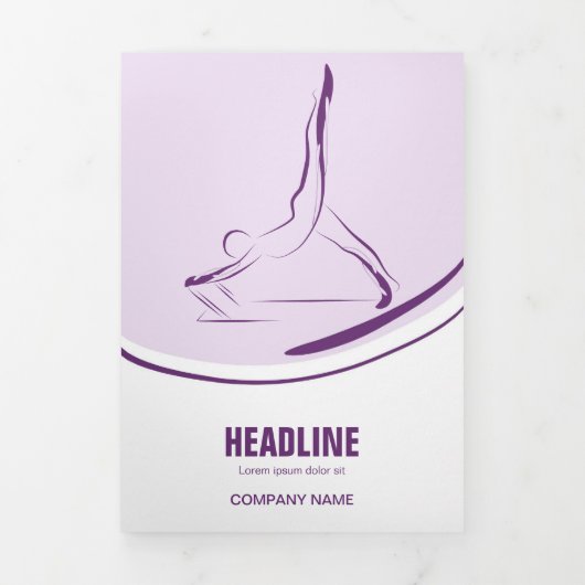 Pilates Pilates Pilates Abstract Pilates Drieluik Kaart (Cover)