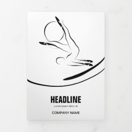 Pilates Pilates Pilates Abstract Pilates Drieluik Kaart